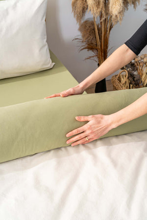 Botanic Green 6-Piece Double Embroidered Duvet Cover Set – 100% Cotton