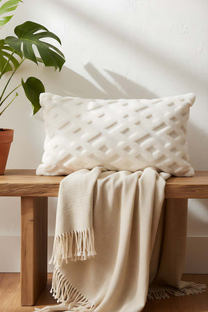 Clara Rectangular Punch Decorative Cushion Cover