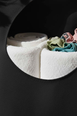 Black Zippered Over-the-Door Laundry & Toy Storage Bag