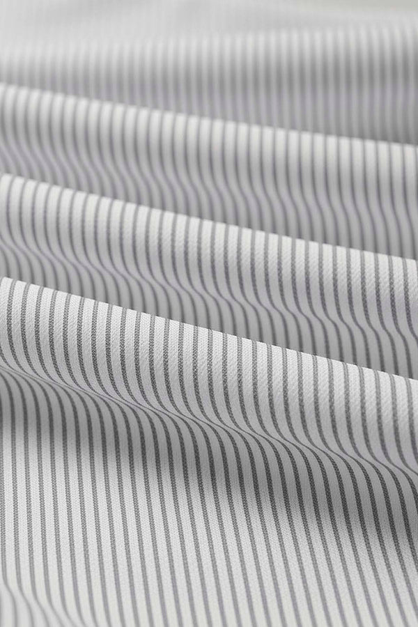 Grey Striped Zippered Over-the-Door Laundry & Toy Storage Bag