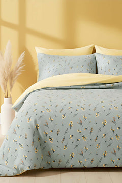 Sabrina Polycotton Single Duvet Cover Set – Zipper Closure, 2-Piece, 160x215 cm