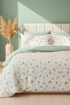 Blush Polycotton Single Duvet Cover Set – Zipper Closure, 2-Piece, 160x215 cm