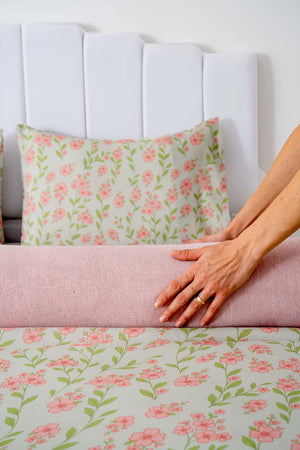 Sara Single Duvet Cover Set Cotton