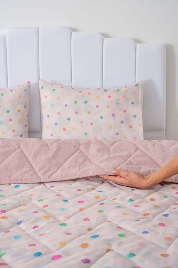 Bonny Double Cotton Quilted Pique Bedspread