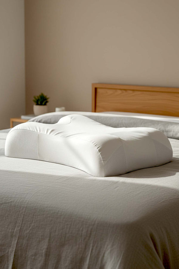 Valessa Orthopedic Memory Foam Pillow – Beauty Pillow, Anti-Wrinkle Facial Pillow with Neck Support, Visco Pillow, 55x35x12 cm