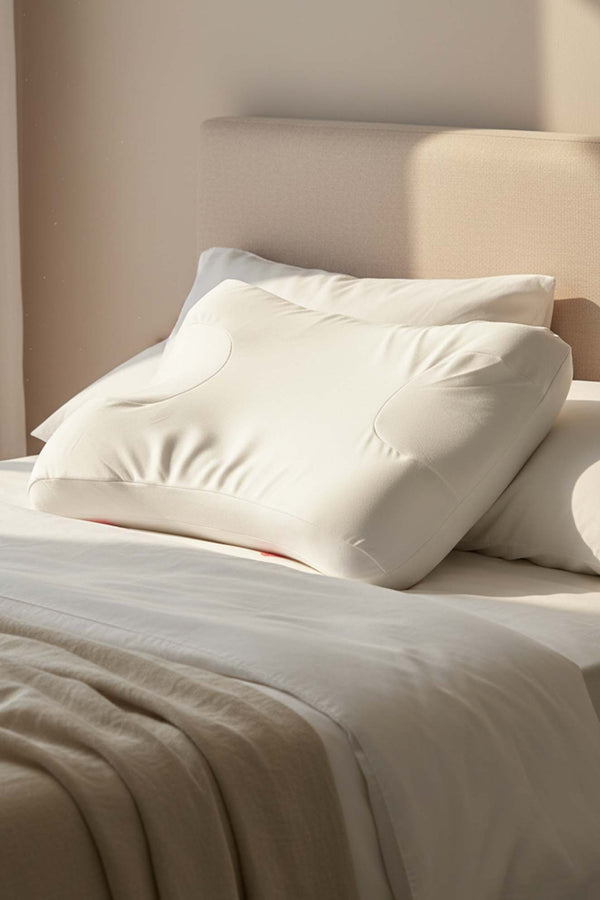 Valessa Orthopedic Memory Foam Pillow – Beauty Pillow, Anti-Wrinkle Facial Pillow with Neck Support, Visco Pillow, 55x35x12 cm