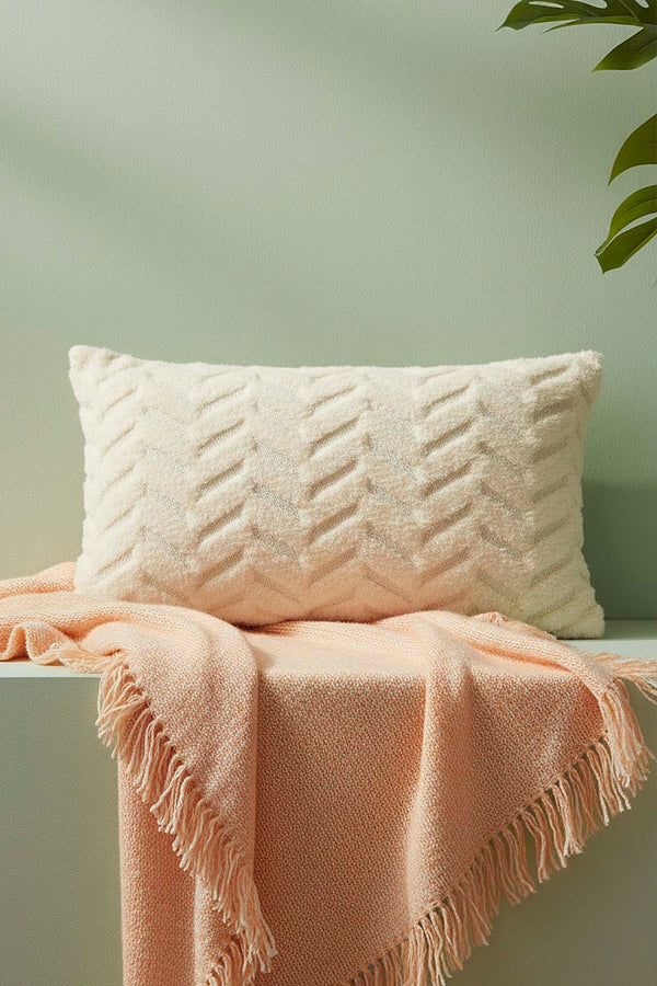 Dejavu Punch Diamond Pattern Decorative Cushion Cover