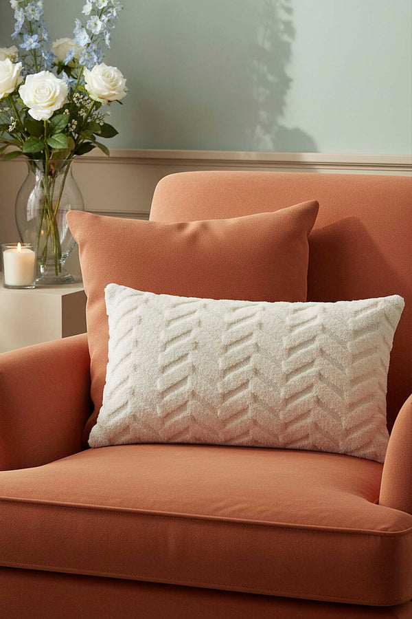 Dejavu Punch Diamond Pattern Decorative Cushion Cover
