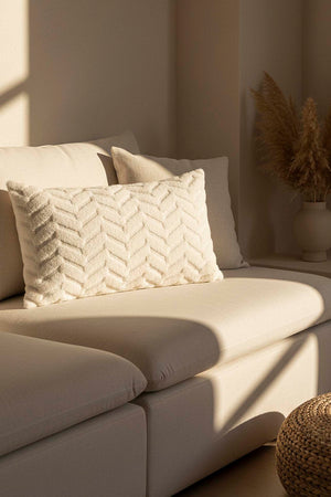 Dejavu Punch Diamond Pattern Decorative Cushion Cover