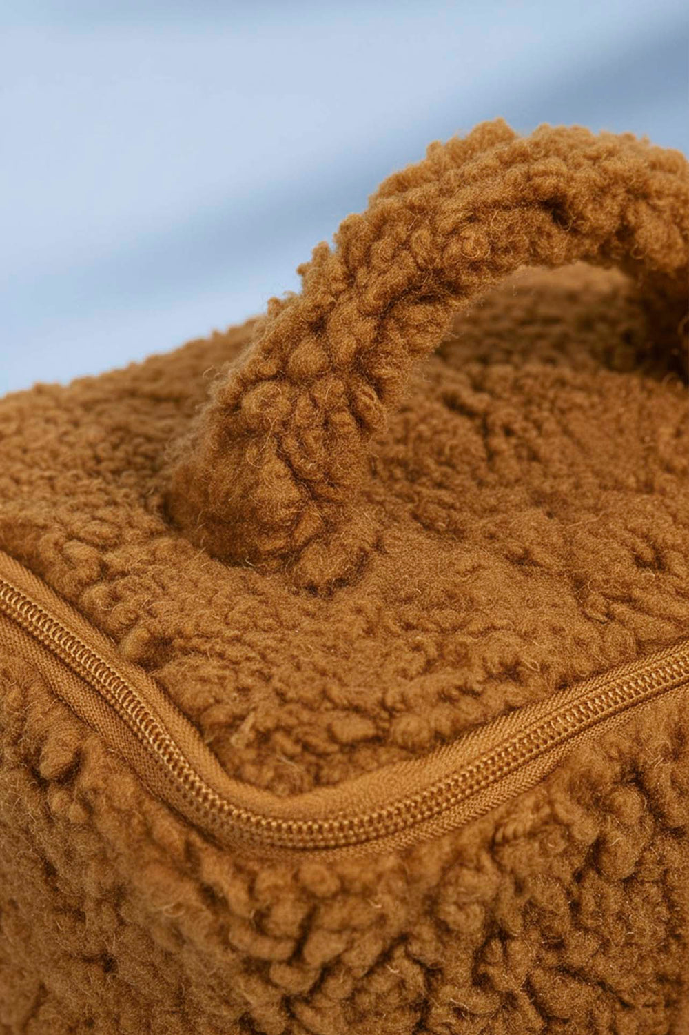 Cinnamon Teddy 4-Piece Makeup & Accessory Bag Set