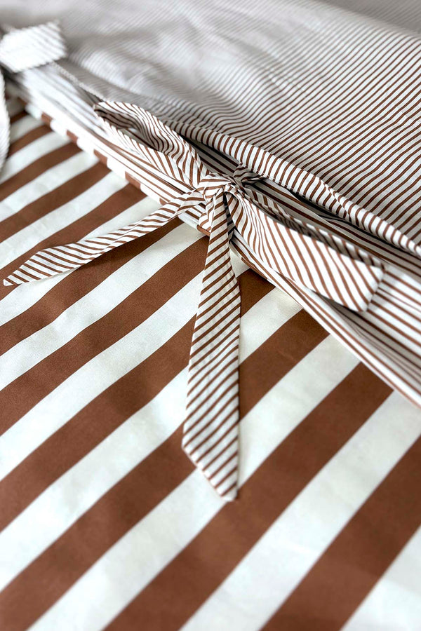 My Sleep Cinnamon Double Size 100% Cotton Duvet Cover Set – 4 Pieces