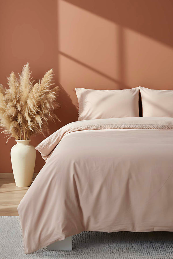 Maddox Dark Ballet Double Size 100% Cotton 6-Piece Duvet Cover Set - Elegant Trousseau Collection