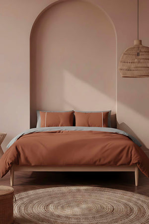 Sevilla 100% Cotton Single Bedding Set - 160x220 cm, Premium Softness