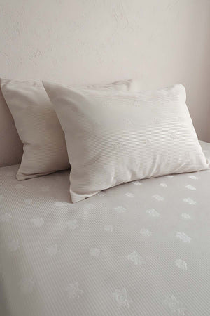 Style Blush Pink Double Bedspread Set, 3 Pieces, Soft Touch Fabric, Modern Design