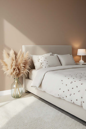 Arie Linen Double Bed Duvet Cover Set - 6-Piece Bridal Set