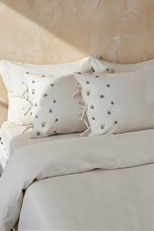 Arie Linen Double Bed Duvet Cover Set - 6-Piece Bridal Set
