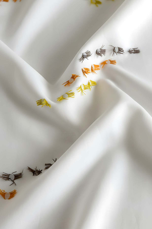 Twirly Double Bed Duvet Cover Set, 6-Piece Bridal Set