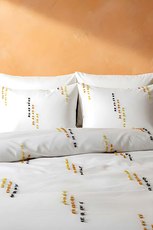 Twirly Double Bed Duvet Cover Set, 6-Piece Bridal Set