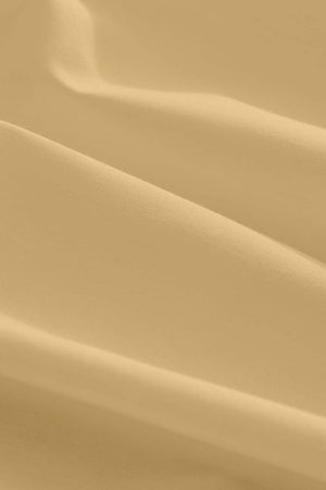 Yellow Double Size Polycotton Flat Sheet – Breathable, Non-Fitted, Single Piece, 215x240 cm