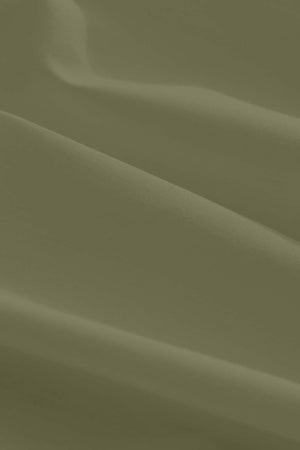 Khaki Single Cotton Flat Sheet