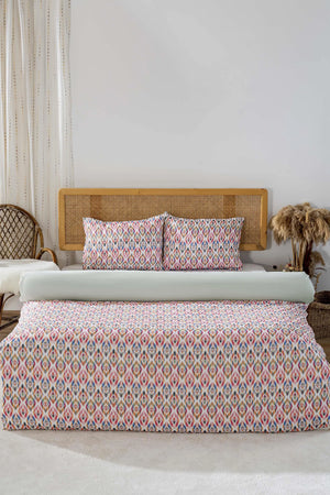 Ethnica Double Bed Duvet Cover Set Cotton