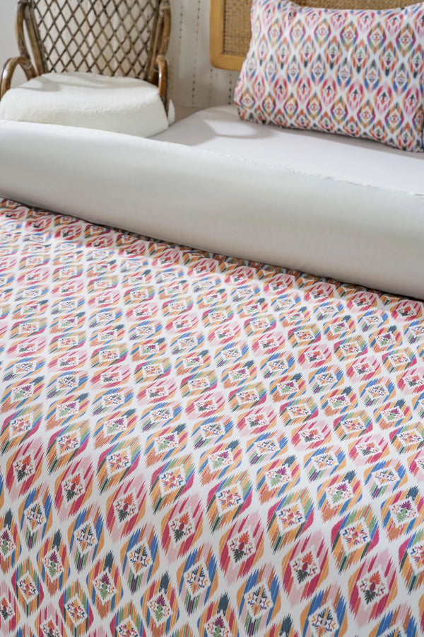 Ethnica Double Bed Duvet Cover Set Cotton