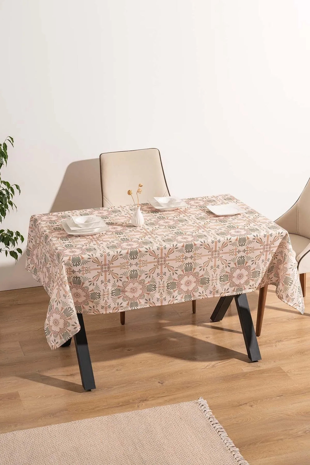 Ethnic Palace Patterned Tablecloth, Table Cover, Picnic Cloth