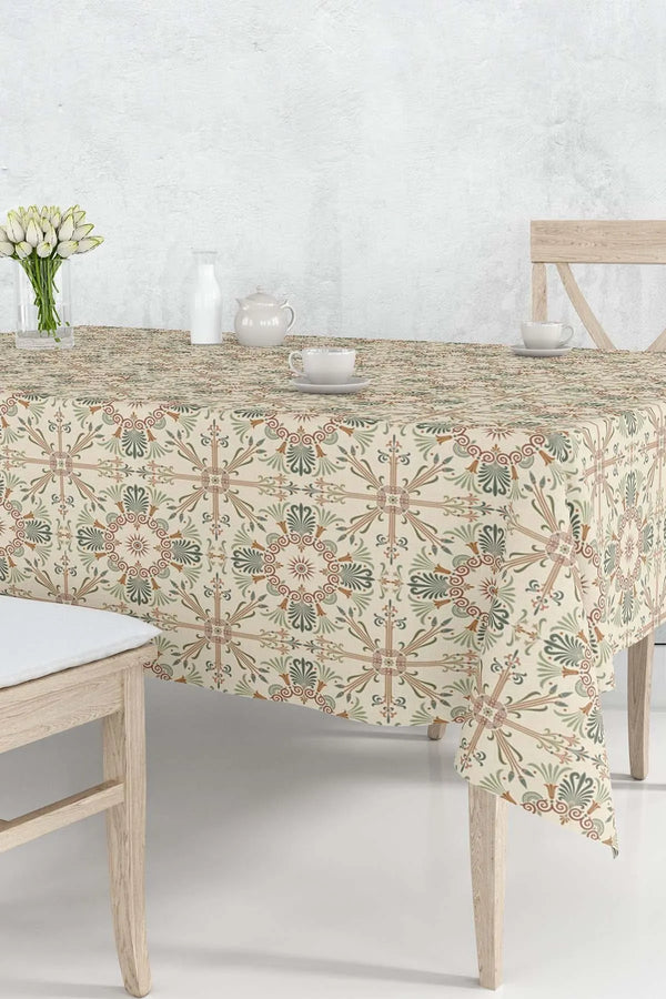 Ethnic Palace Patterned Tablecloth, Table Cover, Picnic Cloth