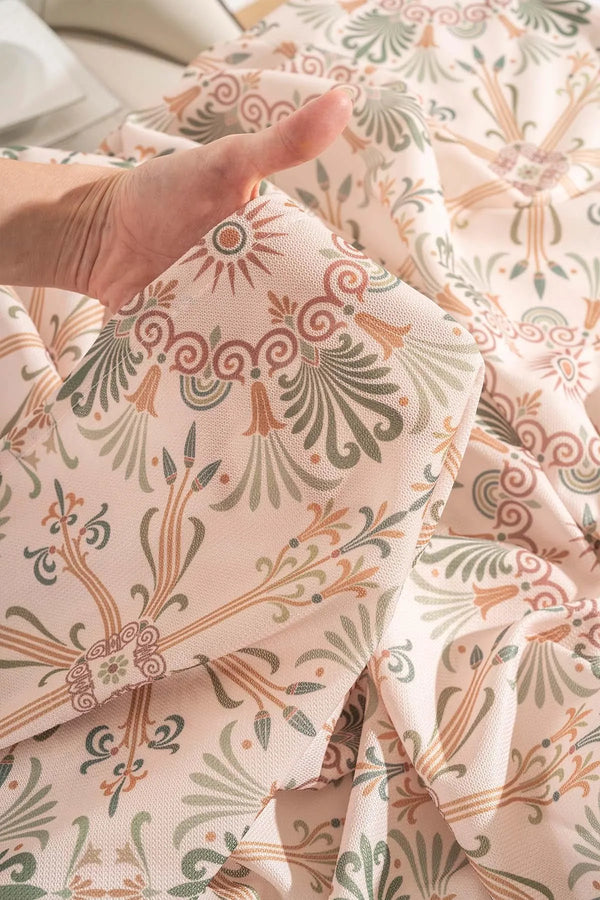 Ethnic Palace Patterned Tablecloth, Table Cover, Picnic Cloth