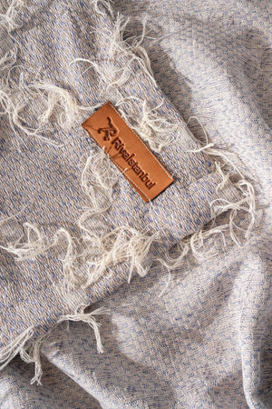 Ferly Tasselled Gray Double Jacquard Deluxe Bedding Set 3 Pieces Bedspread Set