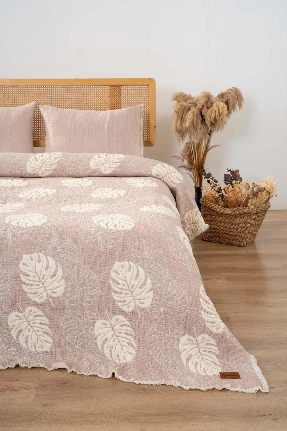 Forest Beige Double Size 3-Piece 240x260 cm Duvet Cover Set Daily Set
