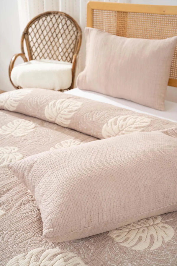 Forest Beige Double Size 3-Piece 240x260 cm Duvet Cover Set Daily Set