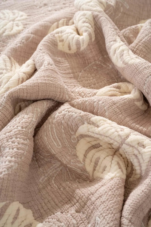 Forest Beige Double Size 3-Piece 240x260 cm Duvet Cover Set Daily Set