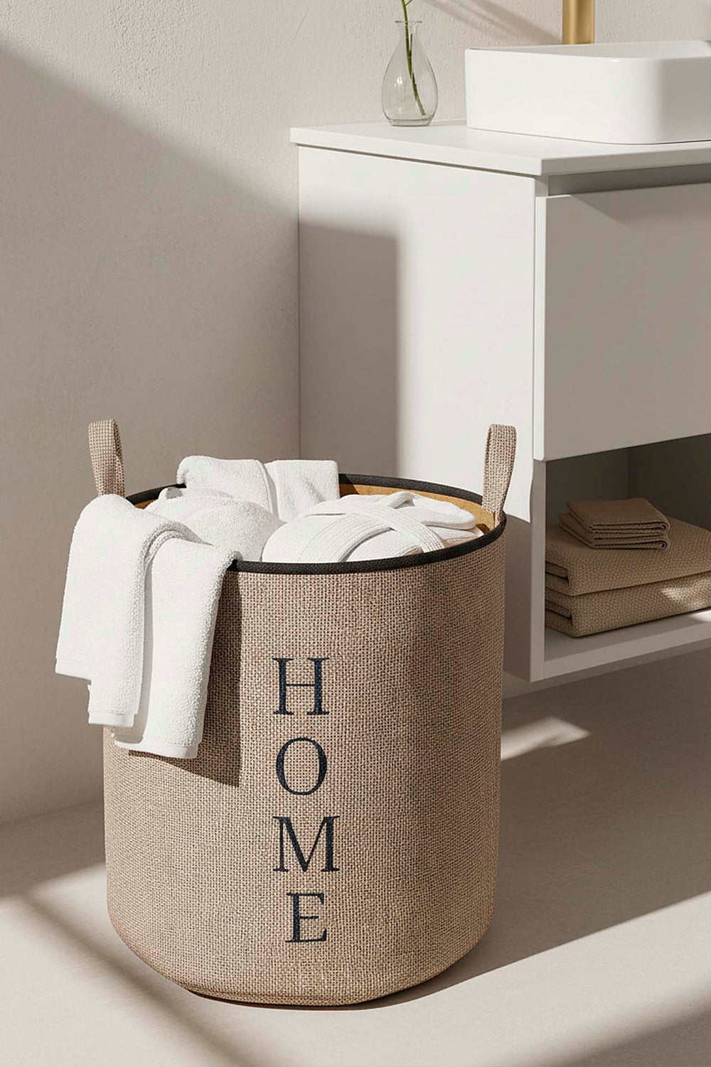 Home Printed Laundry Basket