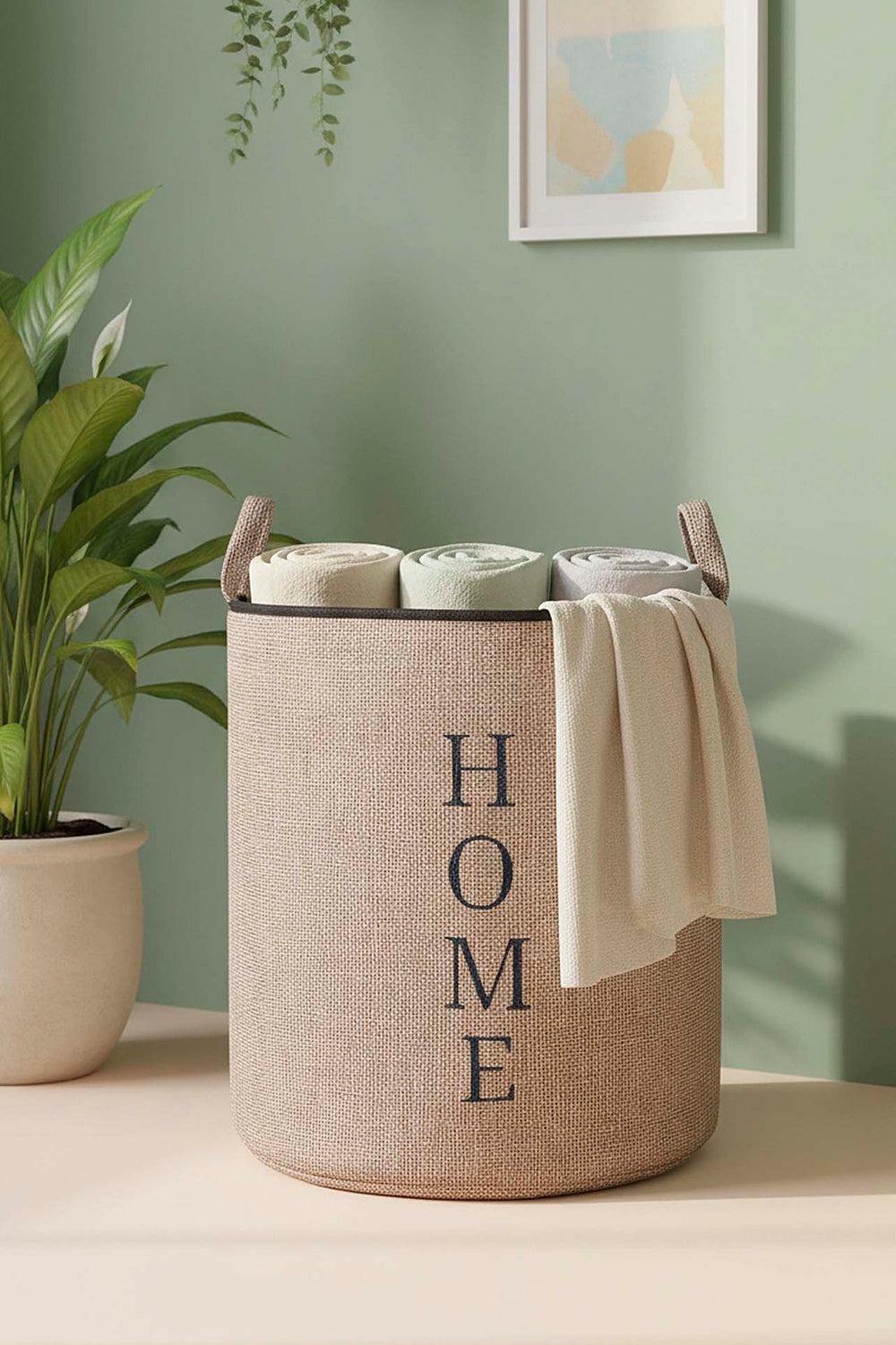 Home Printed Laundry Basket