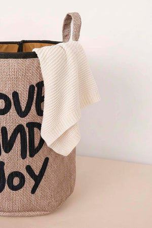 Love and Joy Laundry Basket