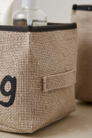 Jute Multi-Purpose 2-Piece Organizer Basket Set