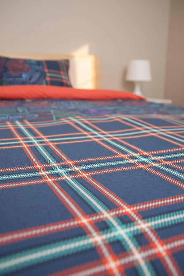 Pleds Cinnamon %100 Cotton Single Duvet Cover Set