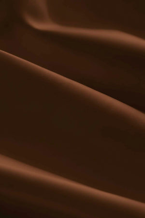 Brown Double Cotton Plain Bed Sheet