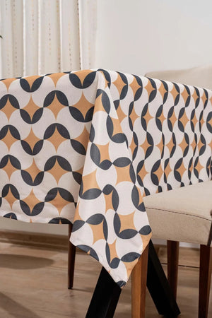 Geometric Abstract Tablecloth, Table Linen, Picnic Cloth