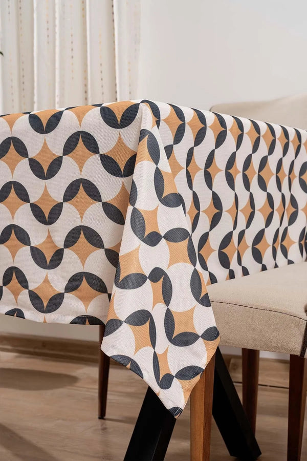 Geometric Abstract Tablecloth, Table Linen, Picnic Cloth