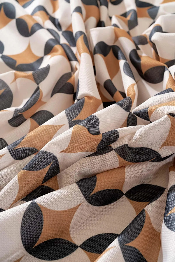 Geometric Abstract Tablecloth, Table Linen, Picnic Cloth