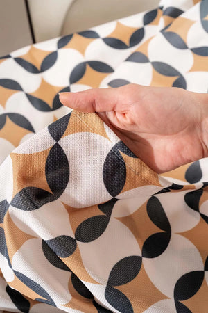Geometric Abstract Tablecloth, Table Linen, Picnic Cloth
