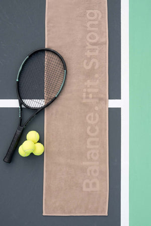 BFS Beige 100% Cotton Sports Towel 30x120 cm