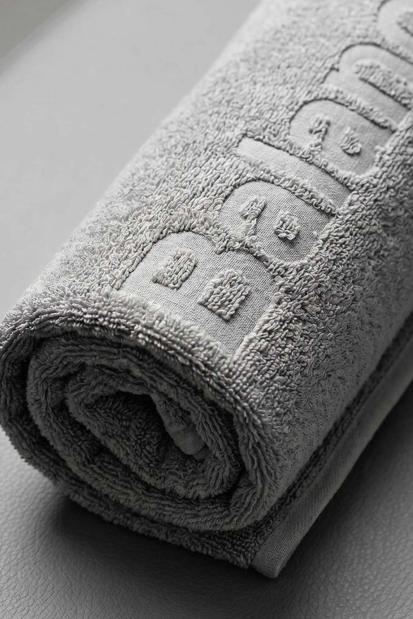 BFS Grey 100% Cotton Sports Towel 30x120 cm