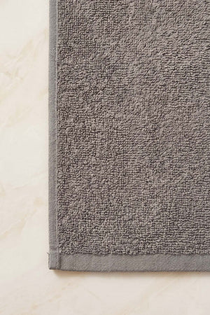 BFS Grey 100% Cotton Sports Towel 30x120 cm