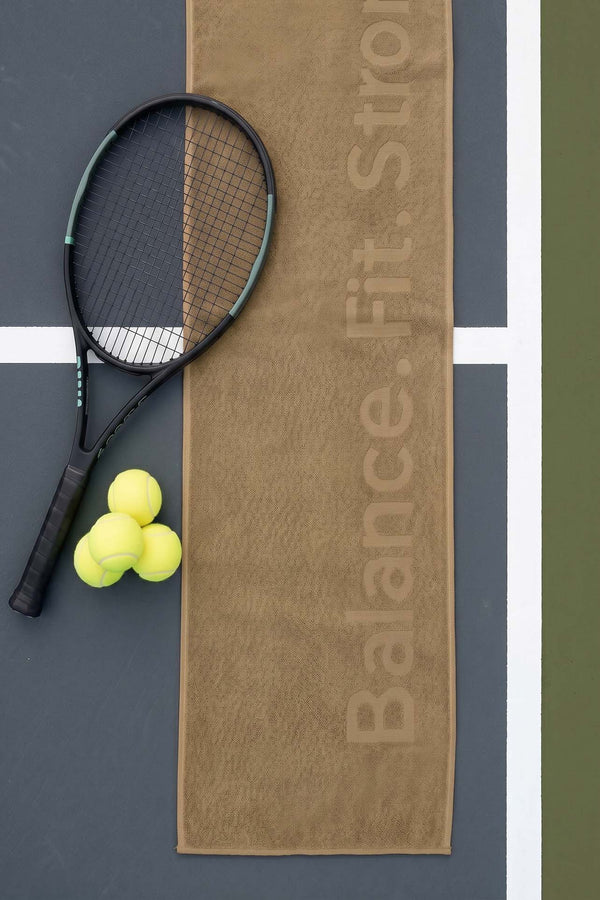 BFS Khaki 100% Cotton Sports Towel 30x120 cm