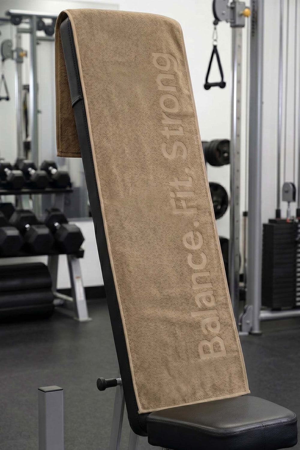 BFS Khaki 100% Cotton Sports Towel 30x120 cm