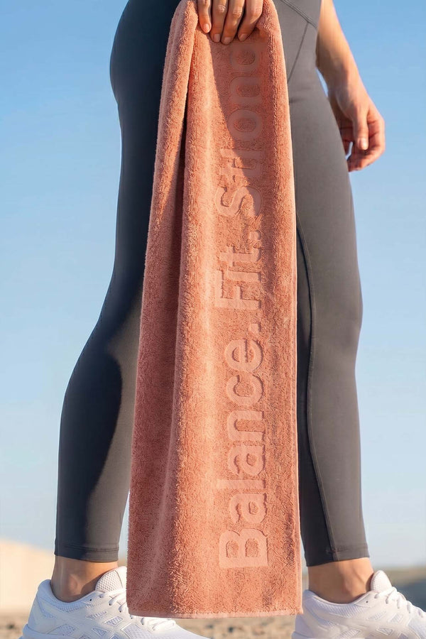 BFS Orange 100% Cotton Sports Towel 30x120 cm