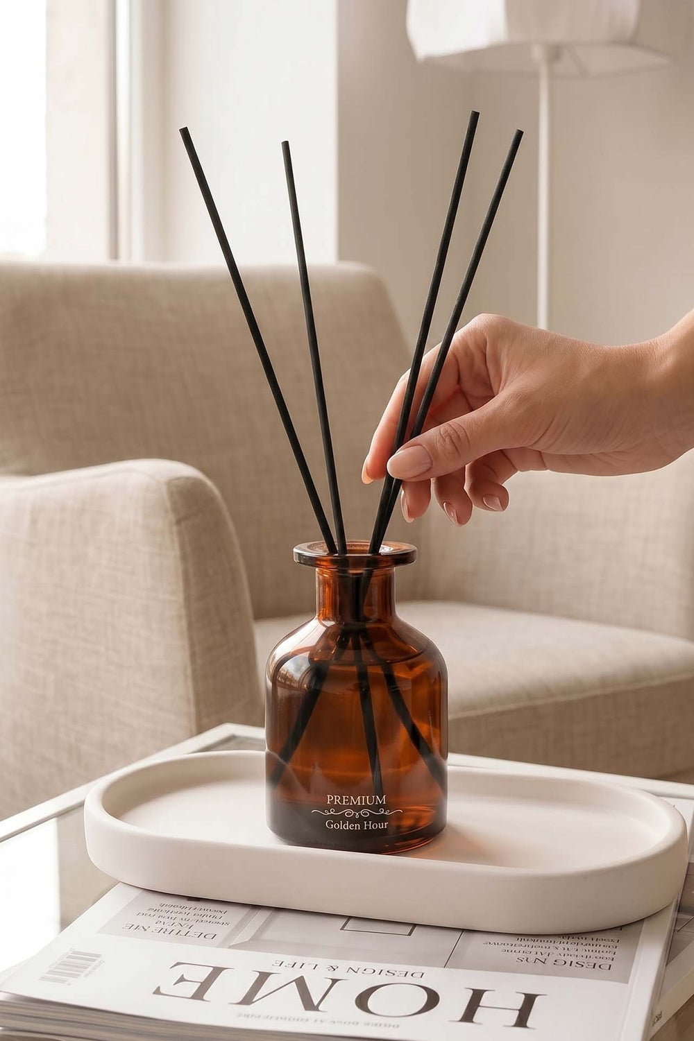 Golden Hour Jasmine Reed Diffuser – 150 ml